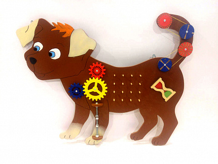 Развивающая панель "Щенок Васька"