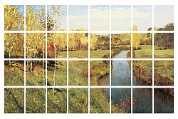 Набор магнитных карточек "Золотая осень" (Исаак Левитан) (для работы на классной доске)