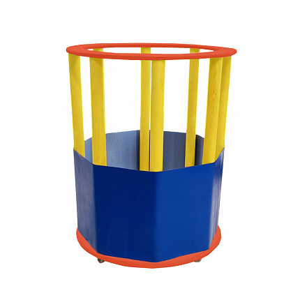 Контейнер для хранения гимнастических палок цветная (фанера)