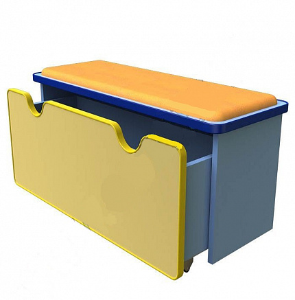 БАНКЕТКА МЯГКАЯ С ВЫДВИЖНЫМ ЯЩИКОМ