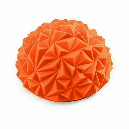 Массажер балансировочный, полусфера надувная Кристалл 16см