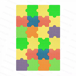 Настенная панель «Пазлы» (24 шт)