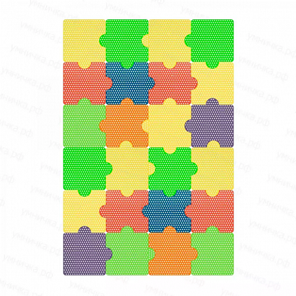 Настенная панель «Пазлы» (24 шт)