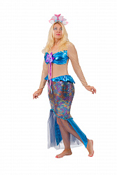 Карнавальный костюм взрослый " Русалка с ободком"