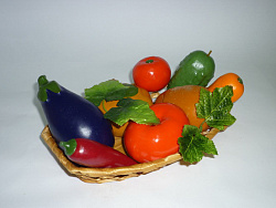 Муляжи "Корзина с овощами"