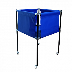 Тележка на колесиках для 25-30 мячей (цвет черный)