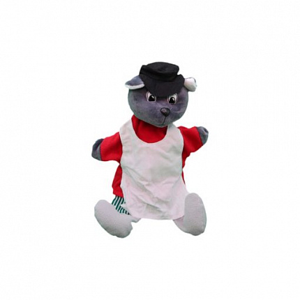 Игрушка на руку  Кот-дворник