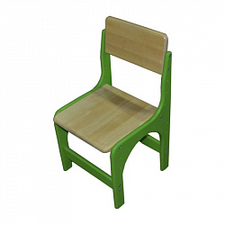 СТУЛ ДЕТСКИЙ "АЛЬФА" РЕГУЛИРУЕМЫЙ, (КАРКАС ЦВЕТНОЙ) ФАНЕРА ГР. 1-3