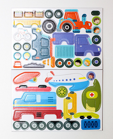 Игра магнитная "Транспорт" Серия Магнитные истории