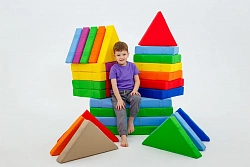 Мягкий конструктор  "Вундеркинд" 
Комплект модулей с магнитными креплениями, 38 элементов, Магматик