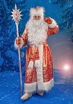Дед Мороз Искристый красный