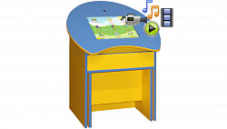 Первая интерактивная парта. Комплектация с мультимедиа модулем