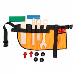 Детский набор инструментов на пояс «От молотка до гайки»