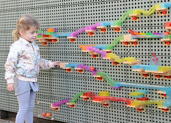 STEM Трек с мячом (кинетический), набор 209 элементов.