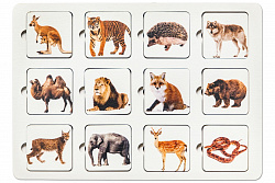 Дидактическая игра "Секретики "Зоопарк"