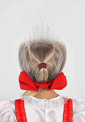 Гжель Осень расписной кокошник для девочки