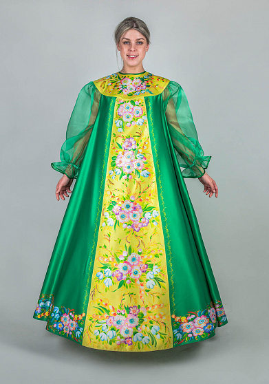 Весна Подснежники платье