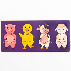 Сложи картинку мини Животные №3