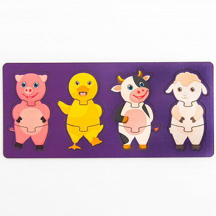 Сложи картинку мини Животные №3