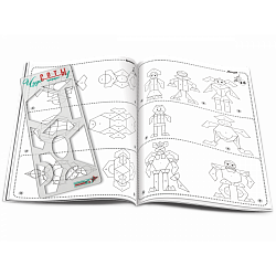 Альбом фигурок к трафаретам "Чудо-Соты 1", Игры Воскобовича