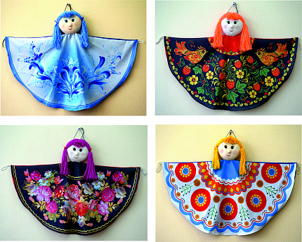 Набор кукол платковых "Народные промыслы России" 4 шт.