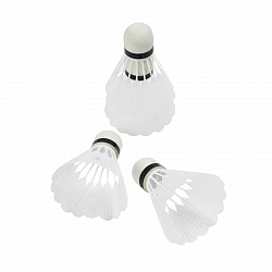 Волан пластиковый, (упаковка 12 шт), белый, в тубе