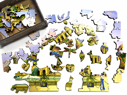 Пазл IQ Сады Семирамиды