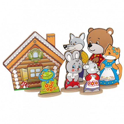 Набор "Персонажи сказки "Теремок"