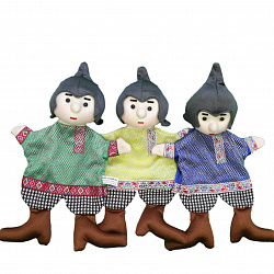 Три богатыря (3 фигуры)