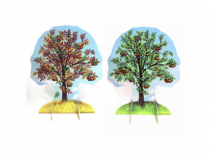 Театральная декорация "Рябина" (весна-осень)