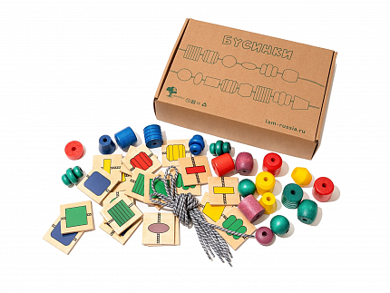 Развивающее пособие "Бусинки"