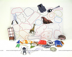 Магнитное развивающее пособие "Упрямые звуки" Звук "Ж"