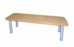 СКАМЕЙКА НА МЕТАЛЛИЧЕСКИХ НОЖКАХ высота 22 см