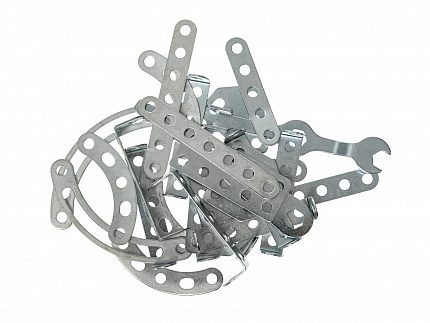 Конструктор металлический с подвижными деталями "Машинка"