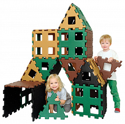 Набор Полидрон Супер-гигант. Доп цвета (шрифт - русский Брайль)