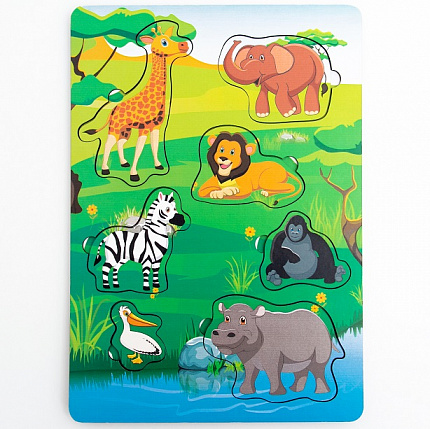 Владыш многоуровневый Дикие животные и птицы