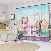 Комплект фотоштор. Летний город