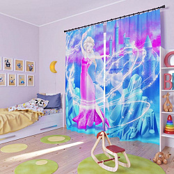 Комплект фотоштор. Ледяная принцесса