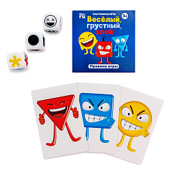 Настольная игра «Веселый, грустный, злой» в жестяной коробке