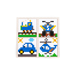 Конструктор Классик Мозаика №5 (транспорт) (350 элементов) (в пакете)