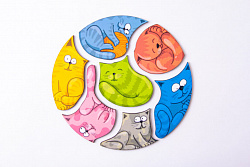 Пазл Котики