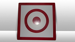 Щит для метания в цель навесной на швед.стенку 500х500мм фанера окраш