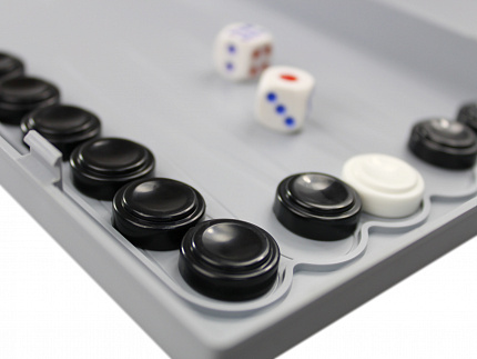 Игра настольная "Шашки-Шахматы-Нарды" (бол, сер)