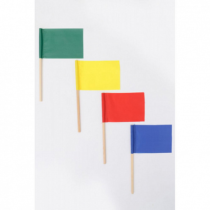 Флажок на деревянной палочке