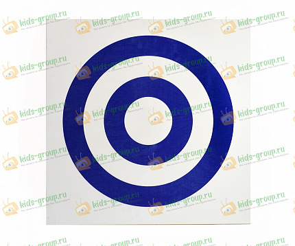 Мишень-щит для бросания мяча сине-белый