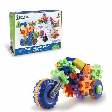 Волшебные шестеренки. Мотоцикл" (30 элементов)