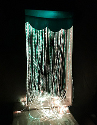 Зеркальное панно с фибероптическими нитями - Расширенный