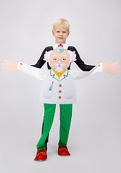 Доктор / Врач ростовая кукла из фетра для детей / 100 см