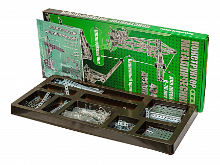 Конструктор металлический "Краны" (434 эл)