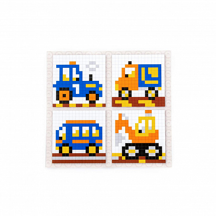 Конструктор Классик Мозаика №4 (техника) (350 элементов) (в пакете)